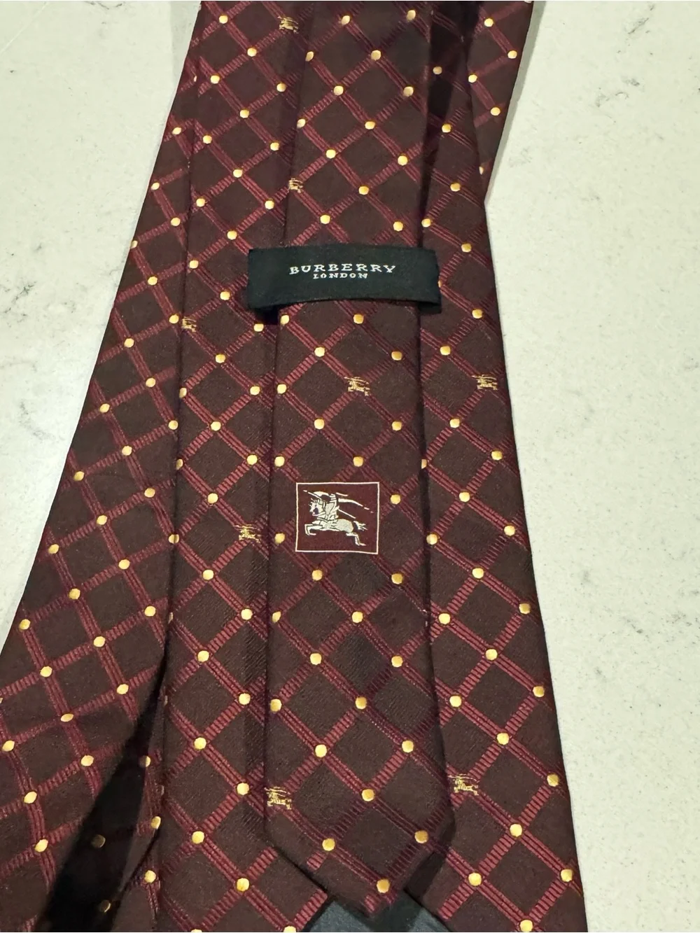 Burberry red gold